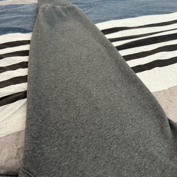 Russell Gray Hoodie with Neon Green Lining - Picture 6 of 14